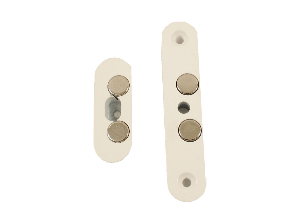 Magnetico Invisibile respingente per Chiusura mm.85,5x18,5x23h zama varie finiture | Saletta - immagine 3